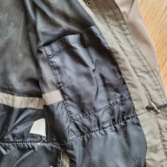 Sunice Windbreaker Jacket Women's Size L Brown Check - Picture 10 of 16